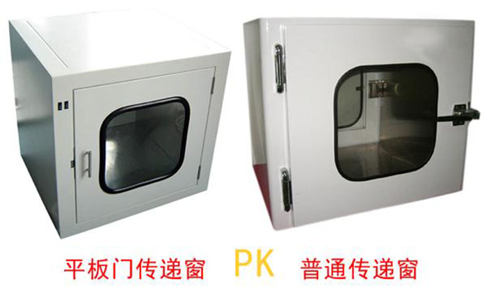 传递窗在洁净室的漏风测试法